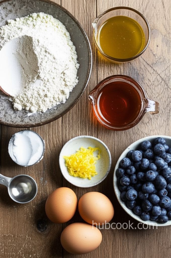 Almond Flour-Blueberry Muffins