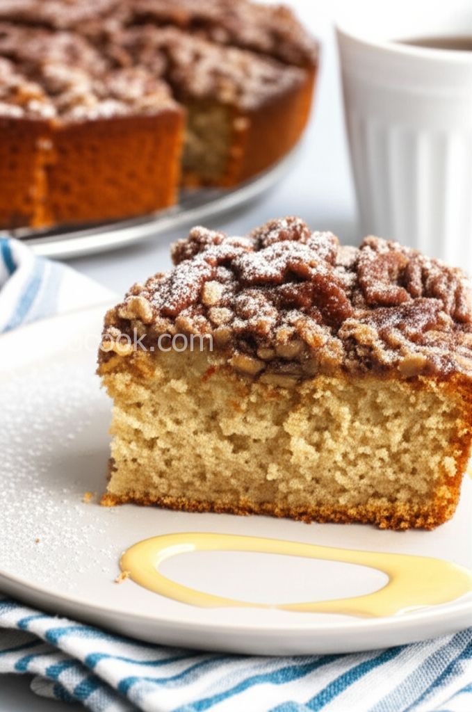 Banana Coffee Cake with Pecans
