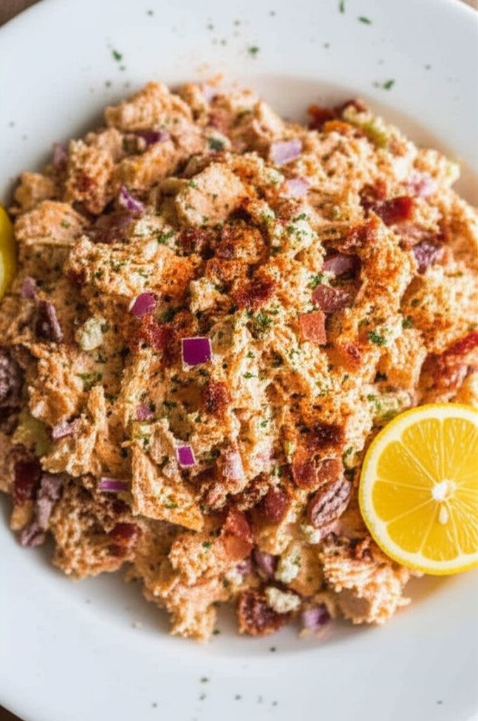 Bangin' Buffalo Blue Cheese Chicken Salad