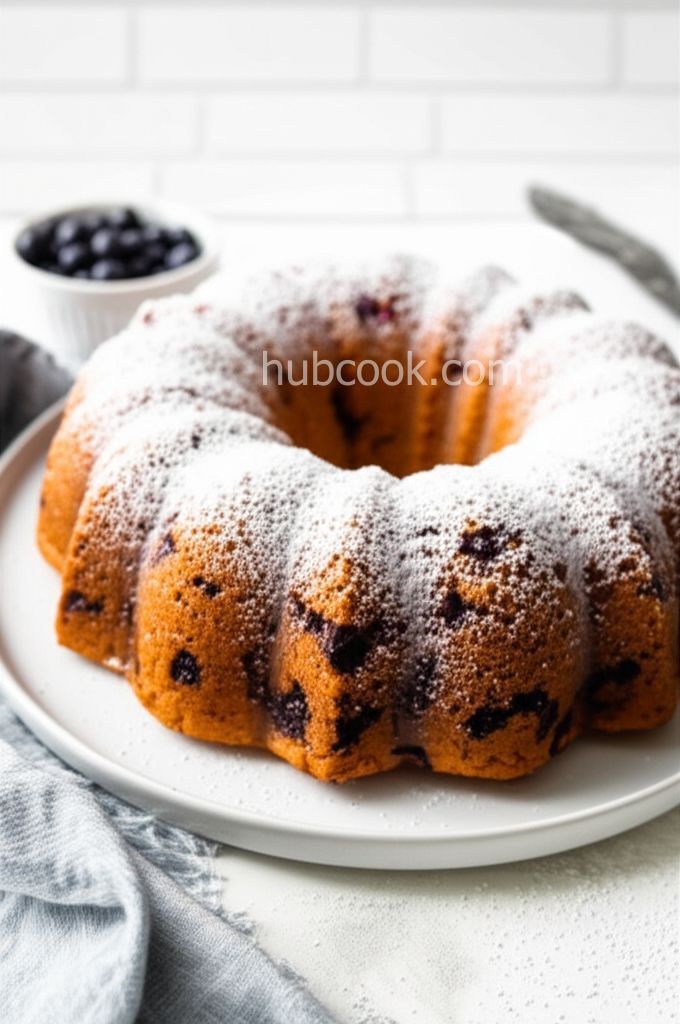 Blueberry Yogurt Pound Cake
