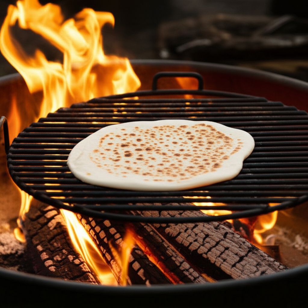 Campfire Pepperoni Pizza