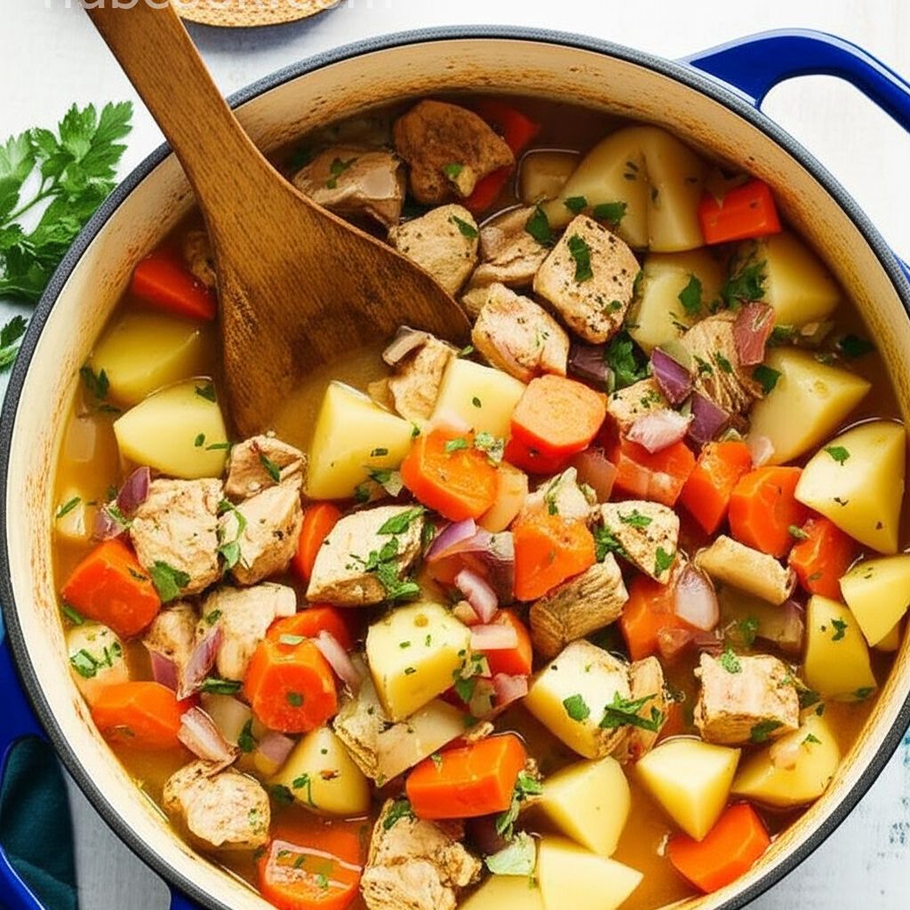 Easy Chicken Stew with Apple