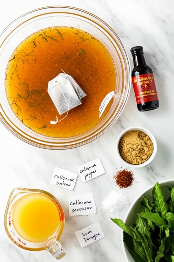Electric Saffron Tea Marinade