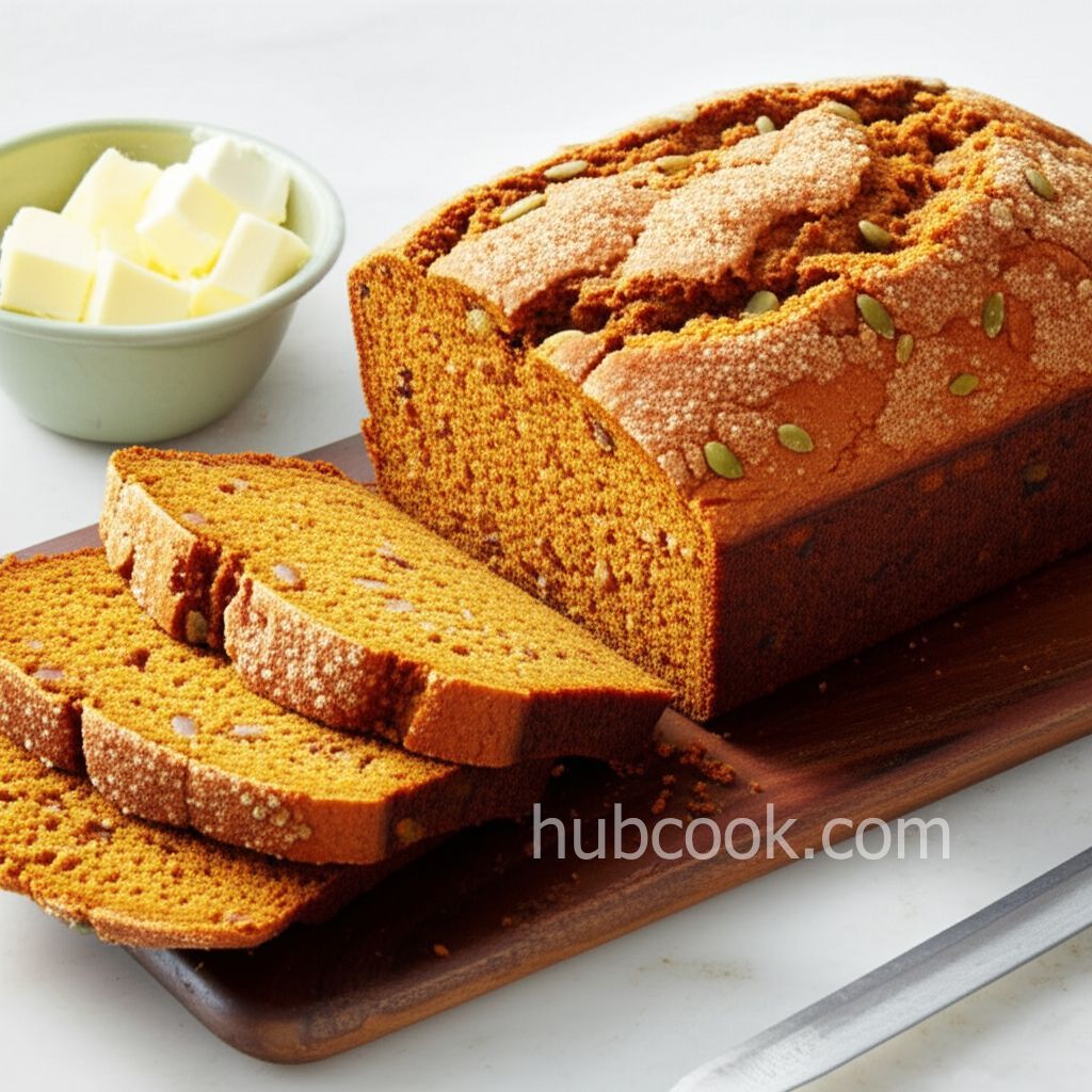 Healthier Downeast Maine Pumpkin Bread