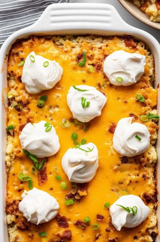 Loaded Chicken and Hash Brown Casserole