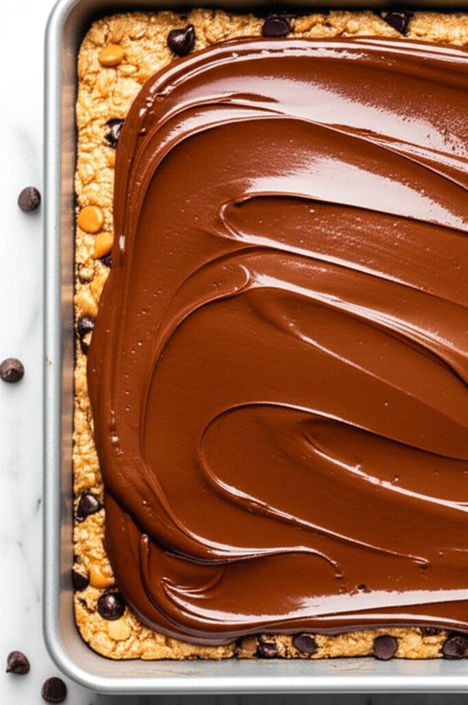 Monster Cookie Bars with Peanut Butter and Oatmeal