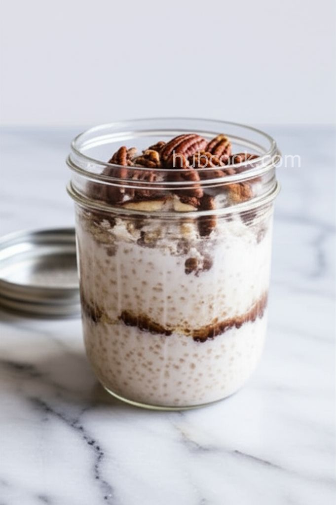 Overnight Coconut Pecan Steel Cut Oats