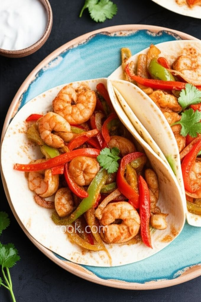 Quick and Easy Shrimp Fajitas