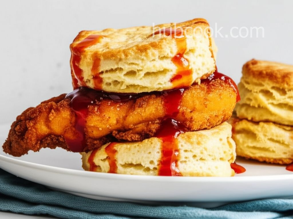 Simple Nashville Hot Chicken Biscuits