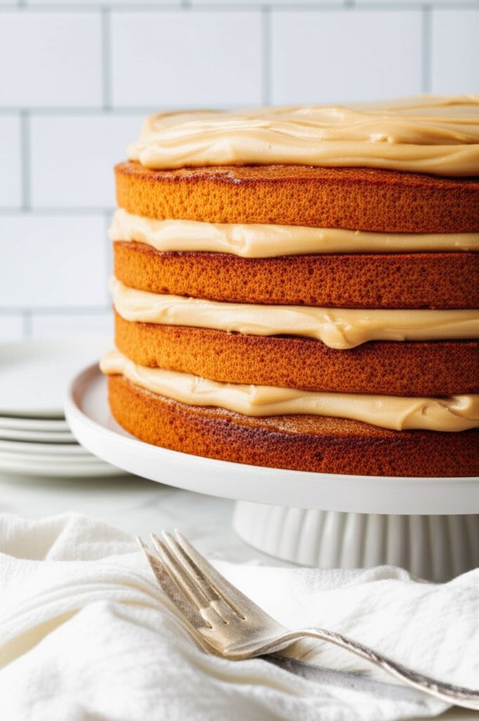 Three-Layer Caramel Cake