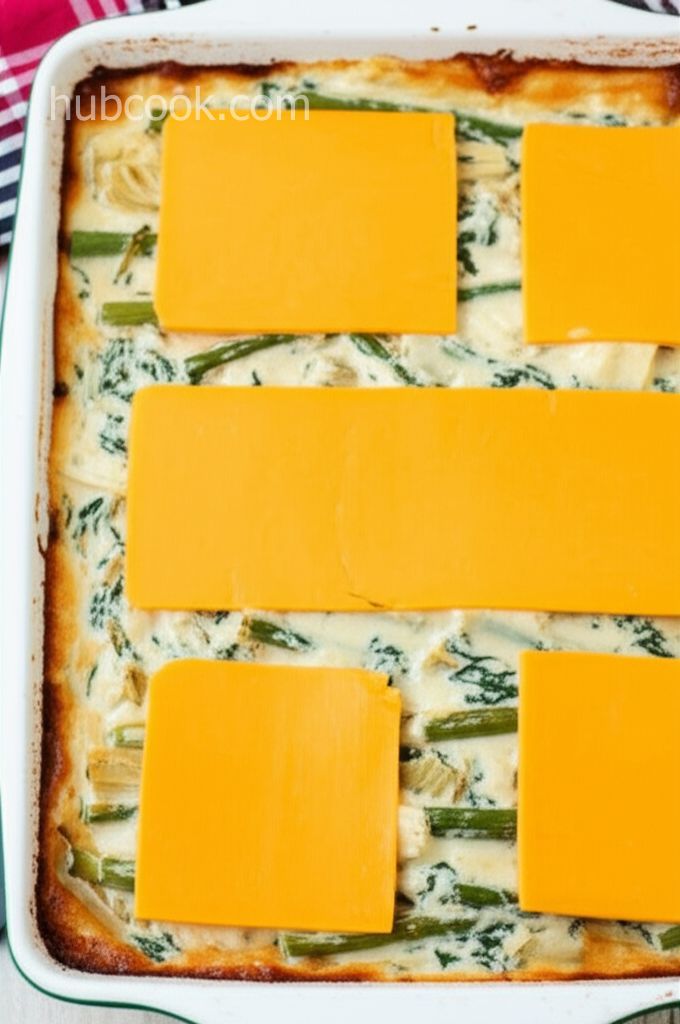 Asparagus-Spinach-Artichoke Casserole