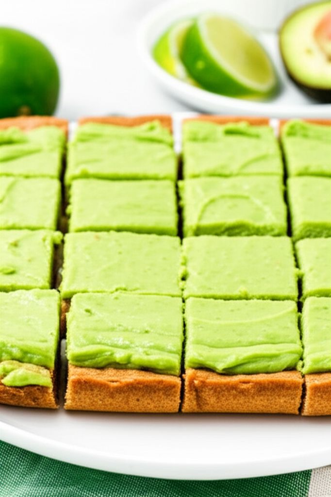 Avocado Rosemary Lime Bars