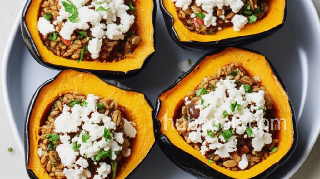 Curried Stuffed Acorn Squash
