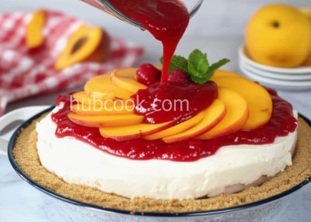 Peach Surprise Pie