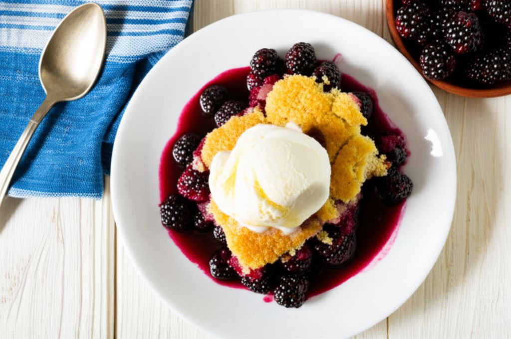 Pop's Blackberry Cobbler