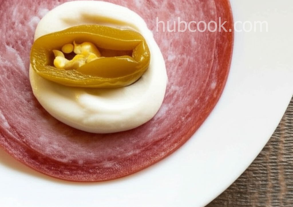 Salami, Cream Cheese, and Pepperoncini Roll-Ups