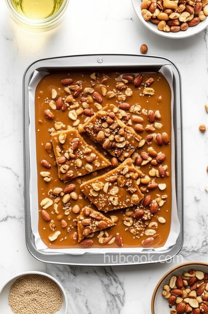 Salted Caramel Nut Brittle
