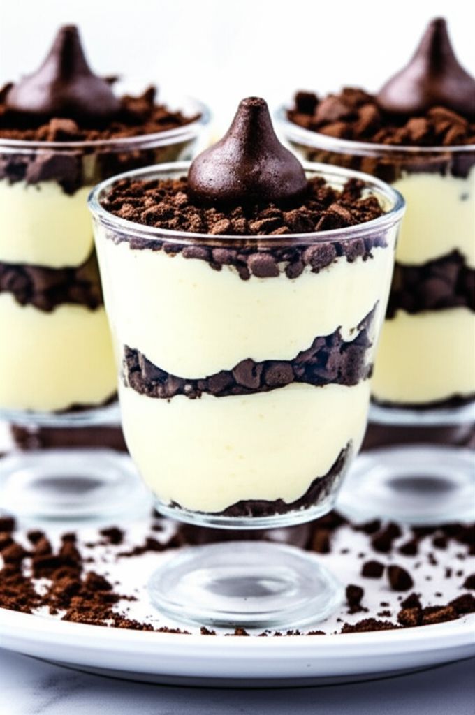 Shot Glass Cream Cheese Dessert
