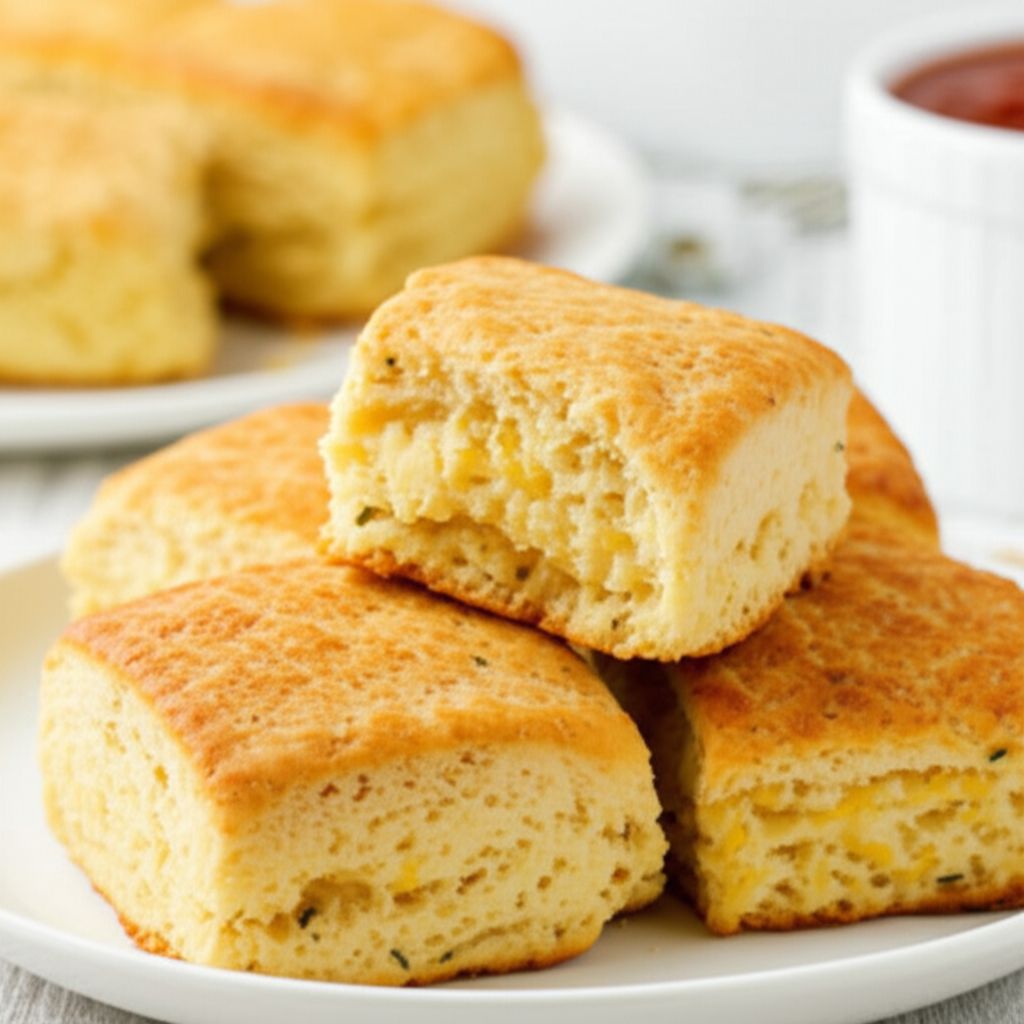 Tender Cheddar Garlic Biscuits