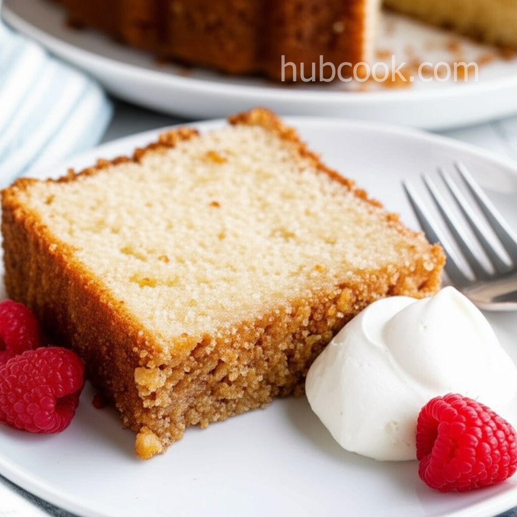 Almond Crunch Pound Cake