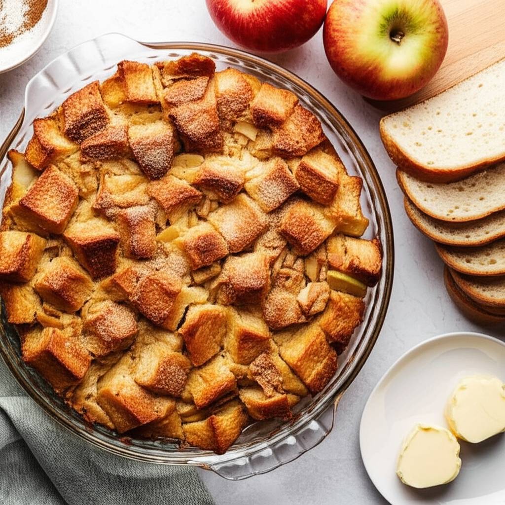 Apple-Cinnamon Bread Pudding