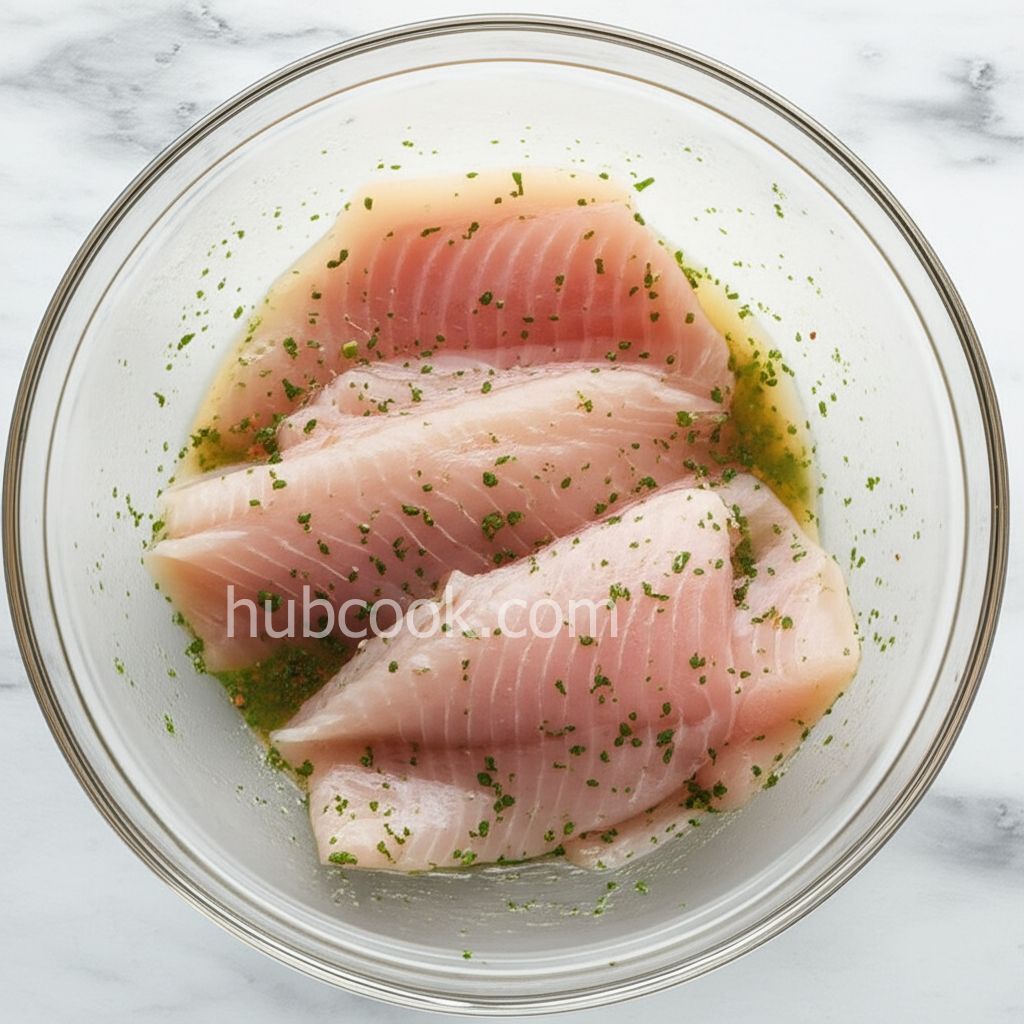 Baked and Poached Tilapia