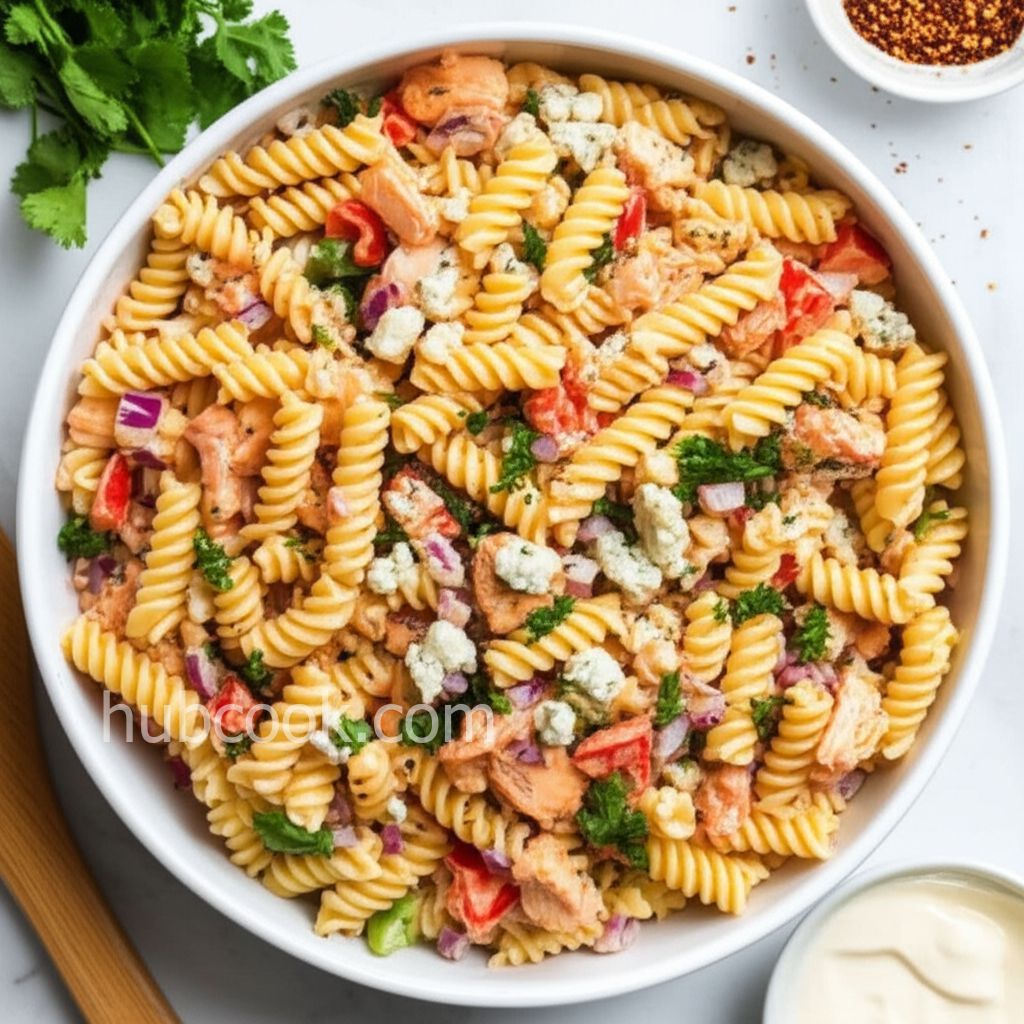 Buffalo Chicken Pasta Salad