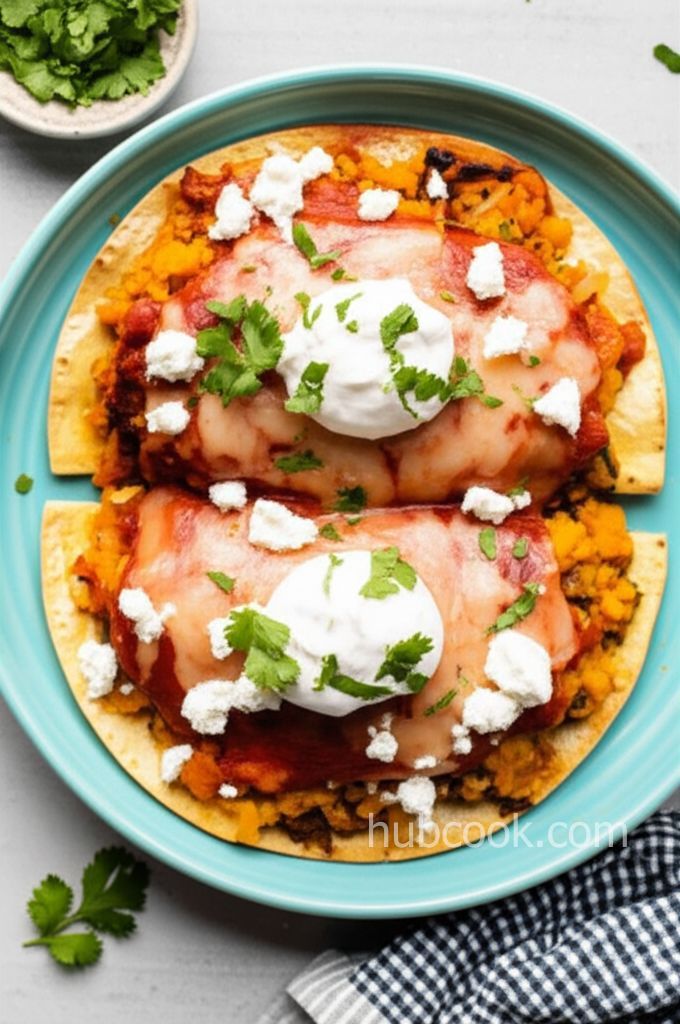 Butternut Squash Enchiladas