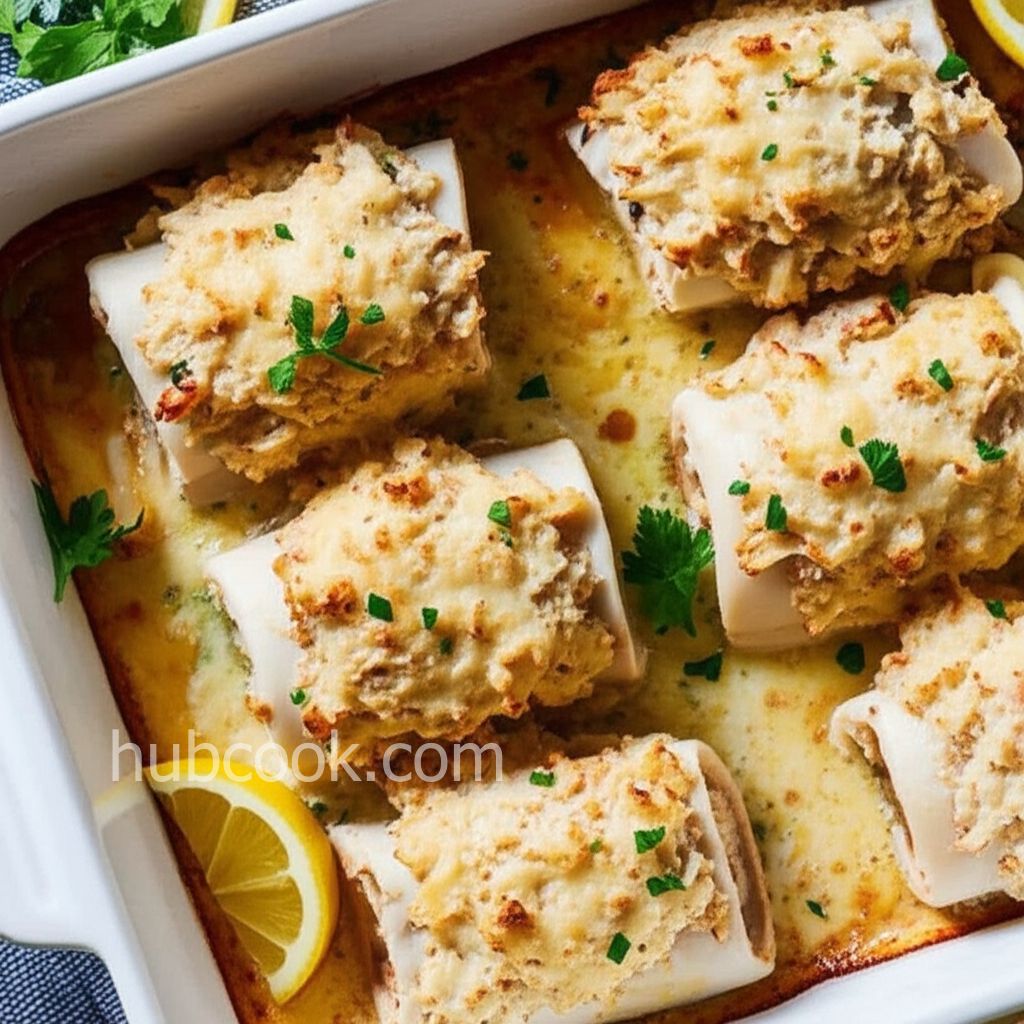 Chesapeake Bay Stuffed Rockfish