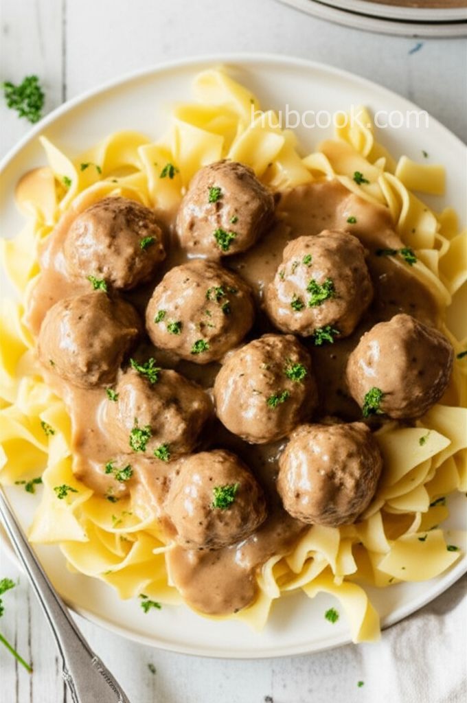 Easy Slow Cooker Swedish Meatballs