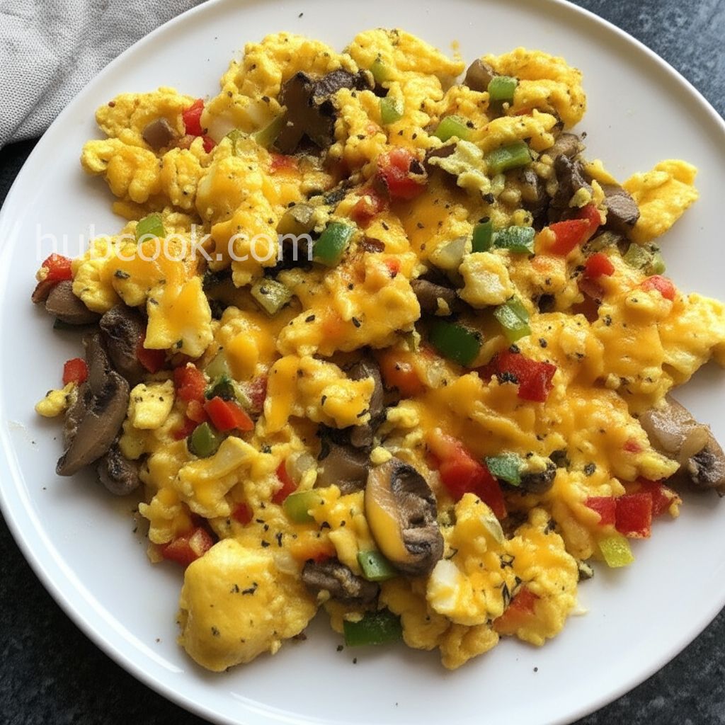 Extreme Veggie Scrambled Eggs