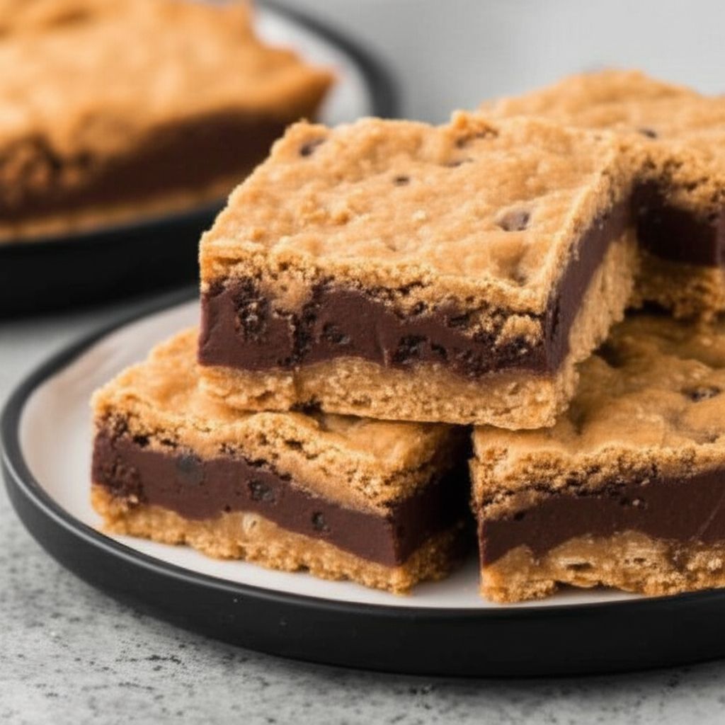 Fudge Jumbles (Chocolate Cookie Bars)