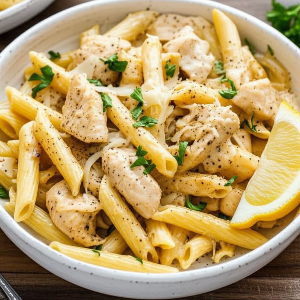 Instant Pot Creamy Lemon Chicken Pasta