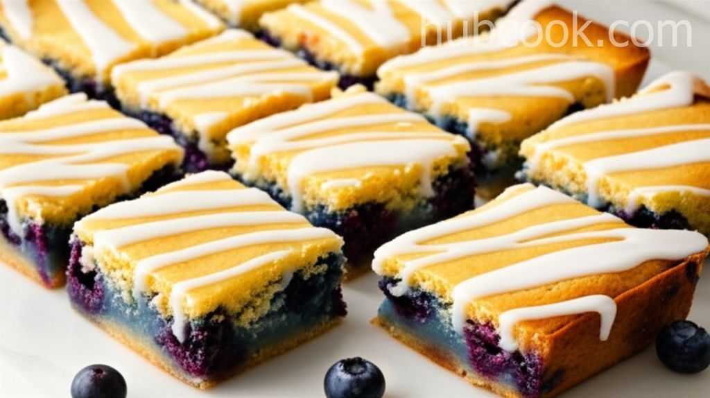 Lemon-Blueberry Blondie Bars