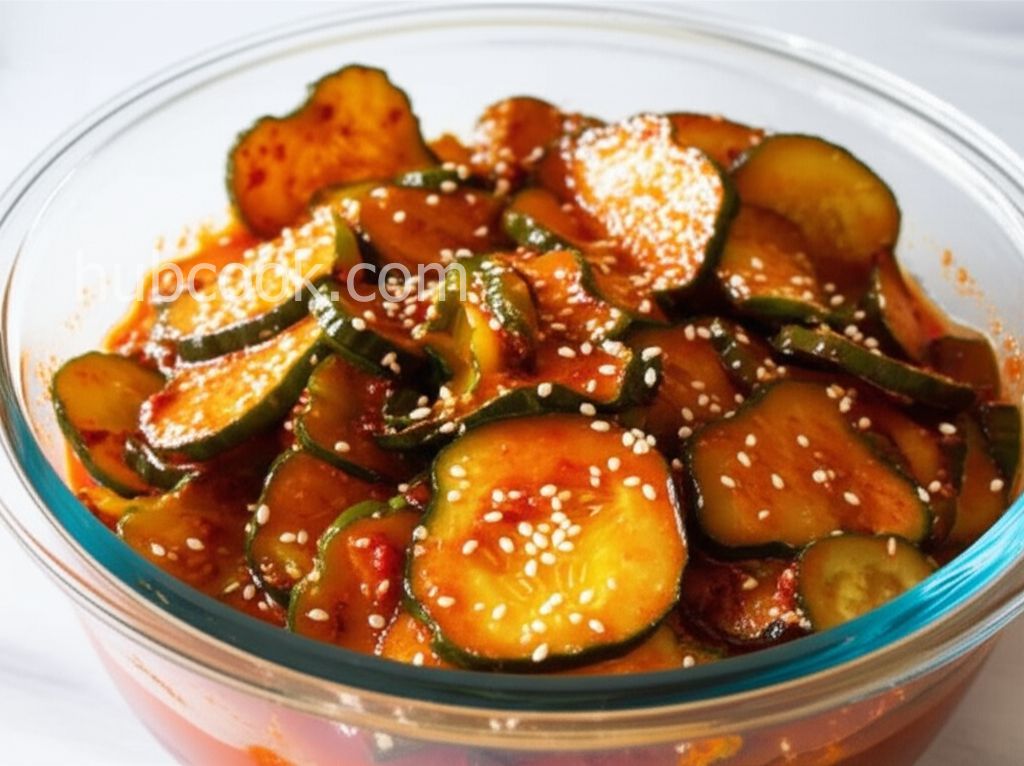 Mom's Spicy Cucumber Kimchee
