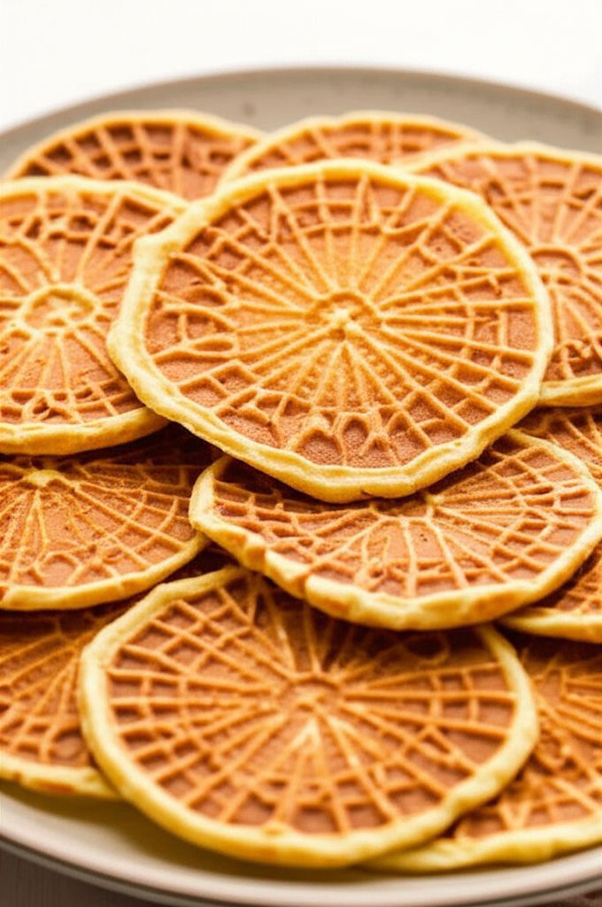 Orange Pizzelle