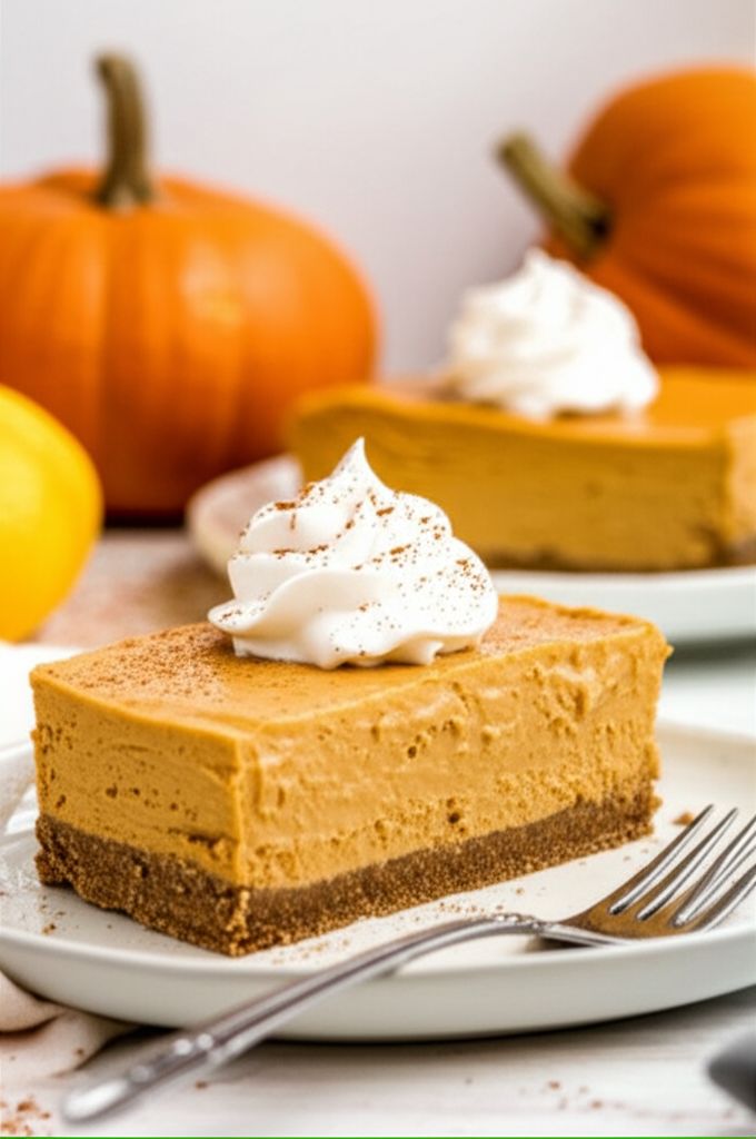 Pumpkin Pie No-Bake Cheesecake