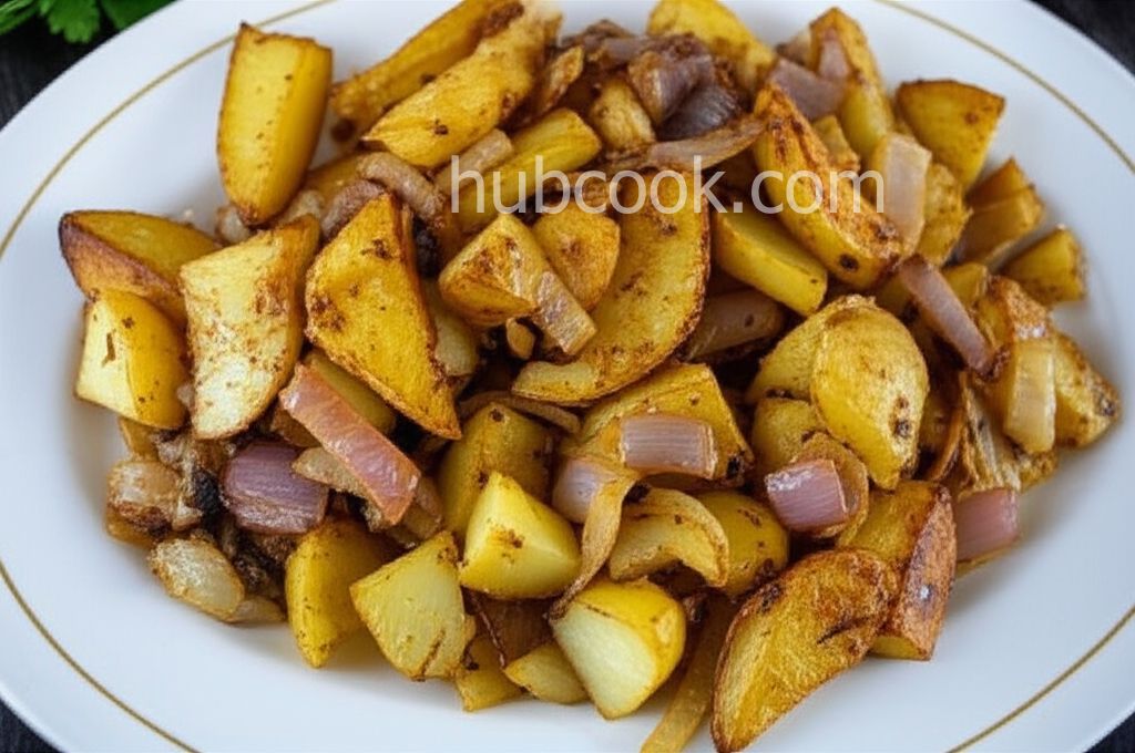 Roasted Potatoes and Onions - Easy and Delicious