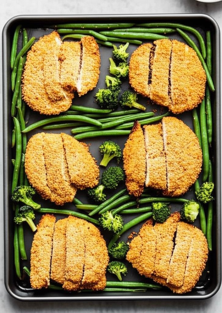 Sheet Pan Parmesan Chicken and Veggies
