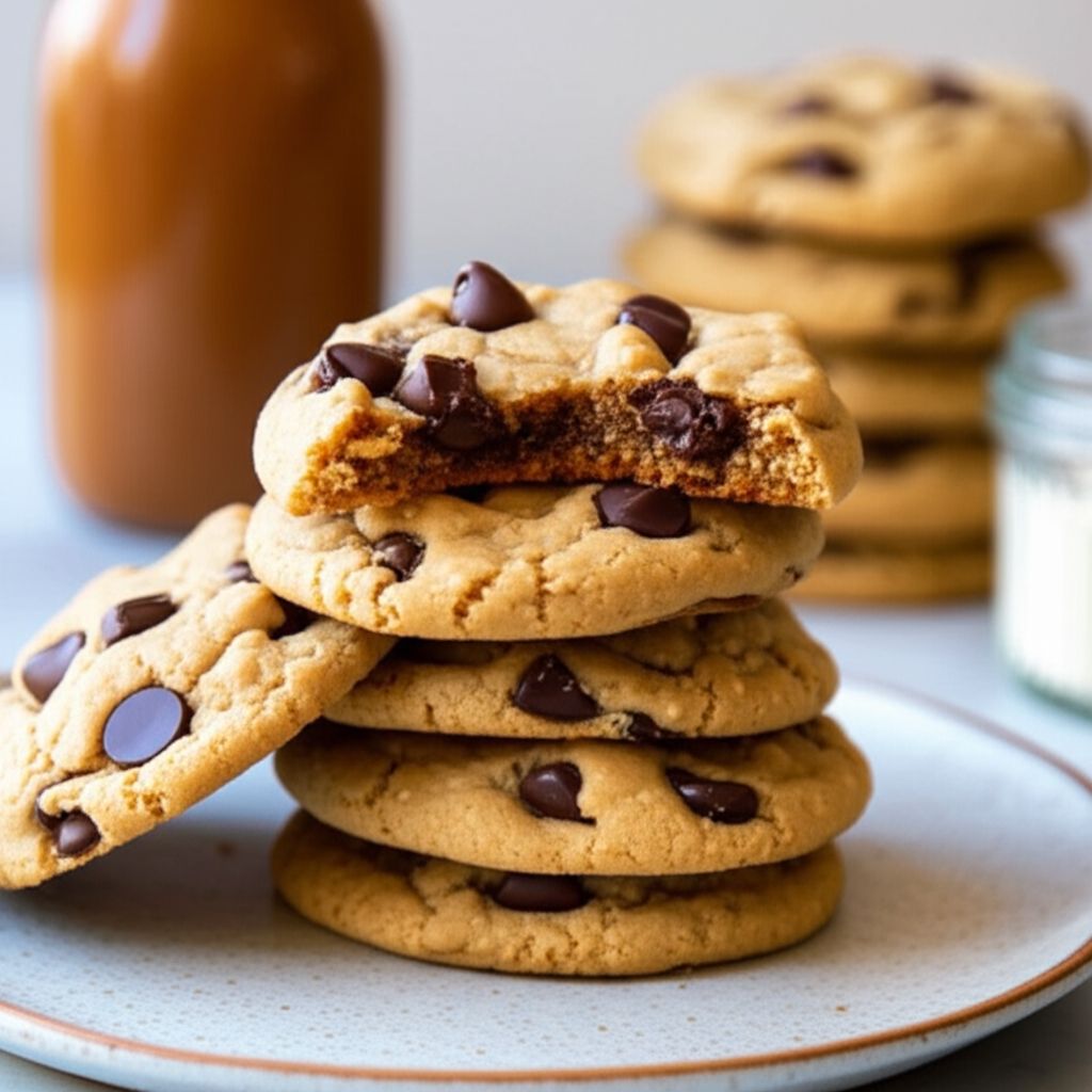 Tahini-Chocolate Chip Cookies