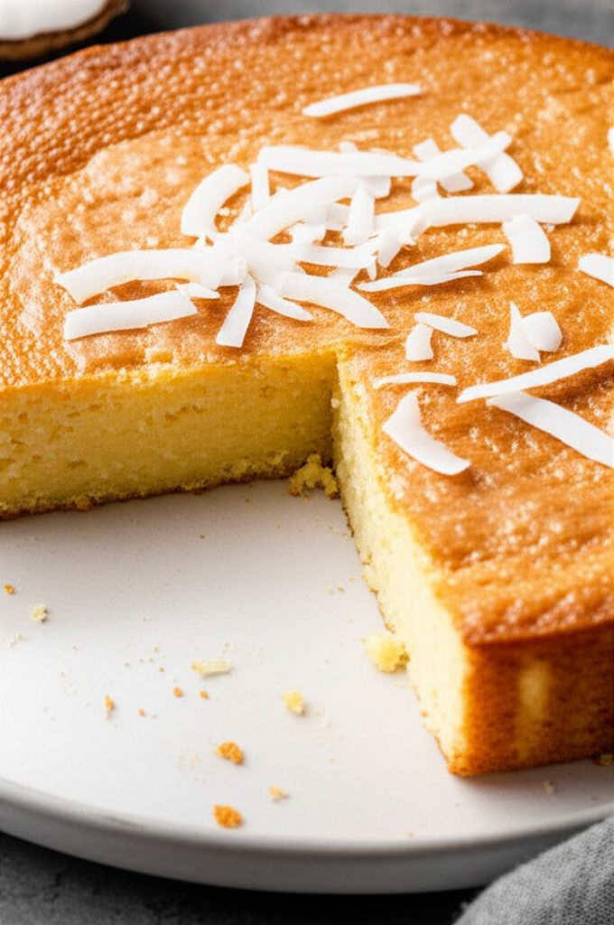 Victor's Non-Dairy Hawaiian Coconut Mochi Cake
