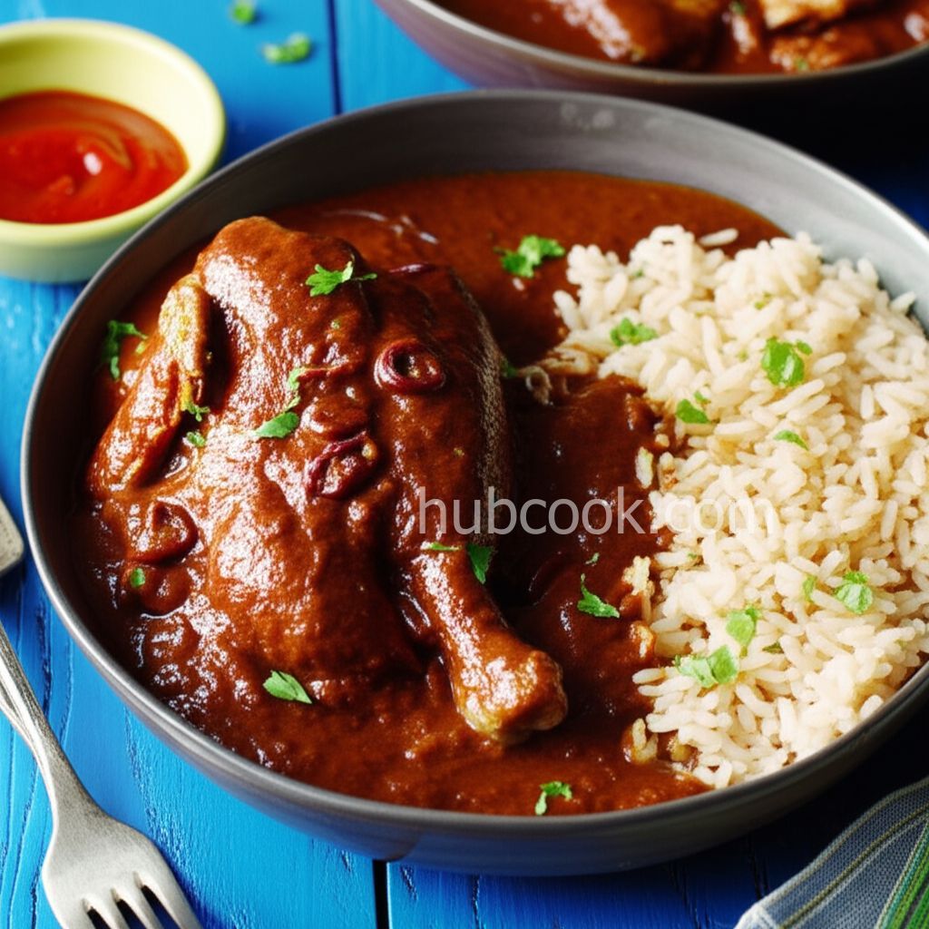 Chicken Mole with Four Chiles