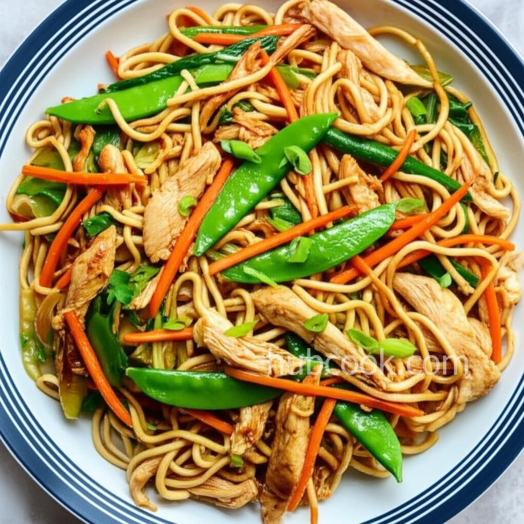 Chow Mein with Chicken and Vegetables