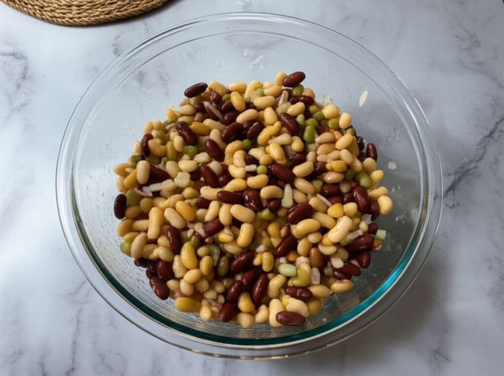 Colorful Four Bean Salad