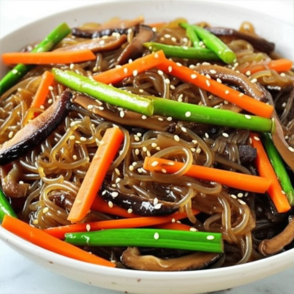 Japchae Korean Glass Noodles