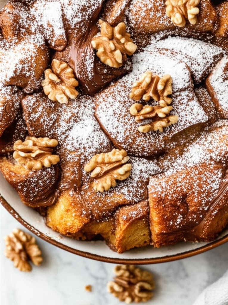 Nutella Bread Pudding