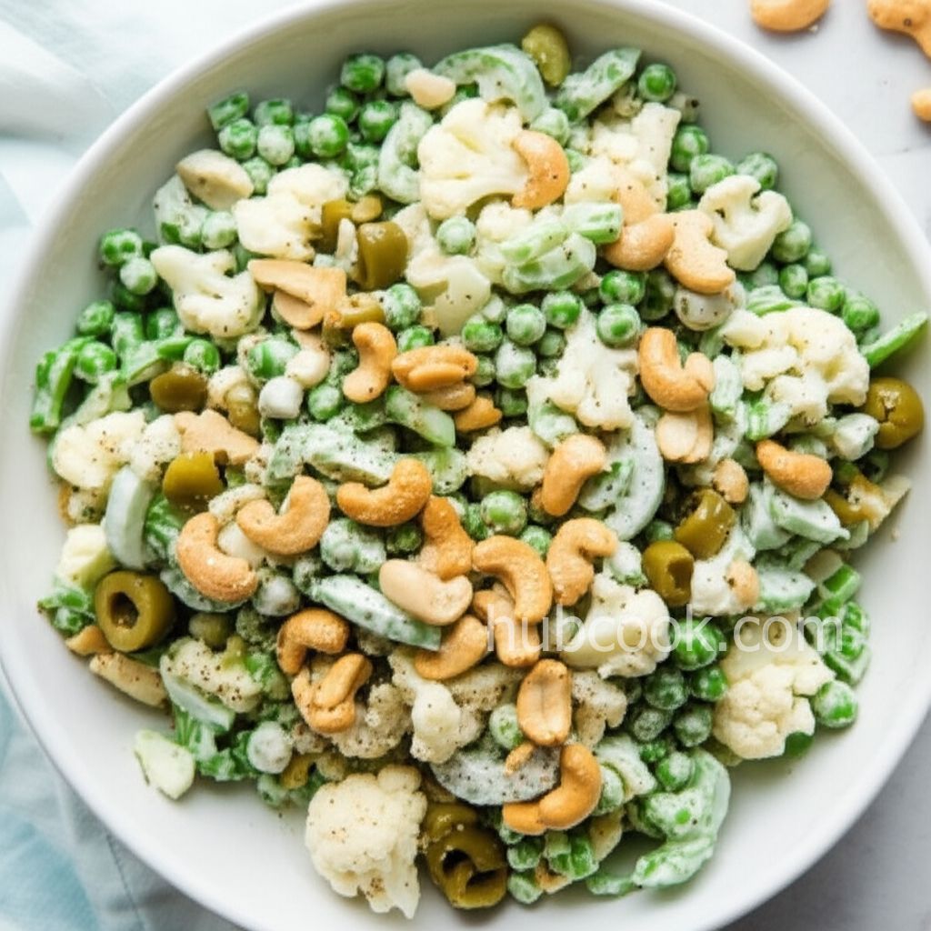 Pea and Cauliflower Salad
