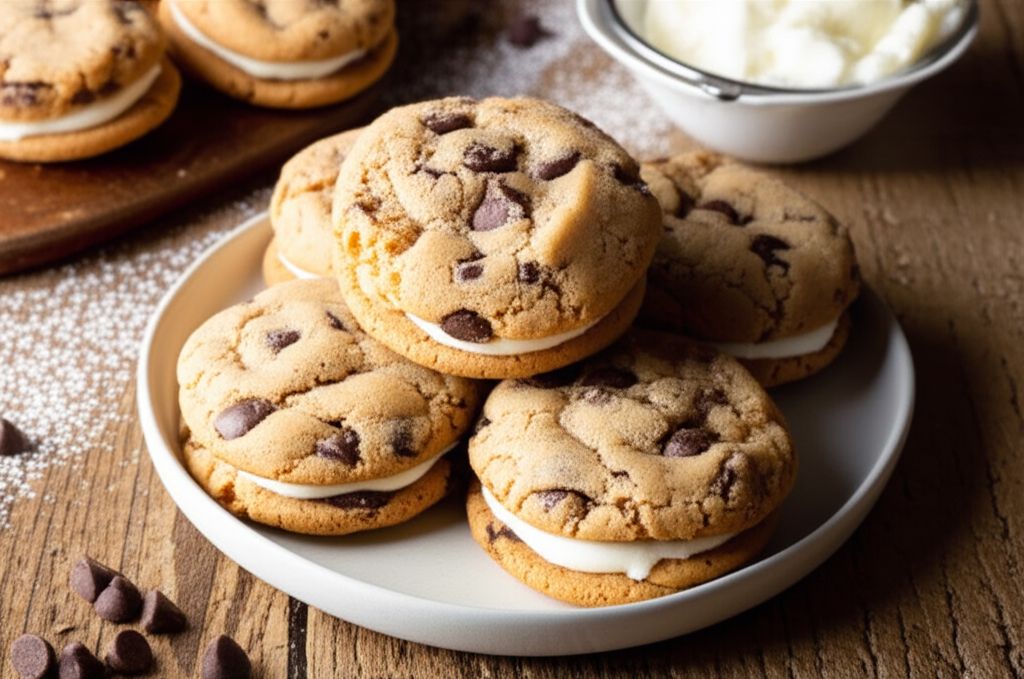 Cheesecake-Stuffed Chocolate Chip Cookies