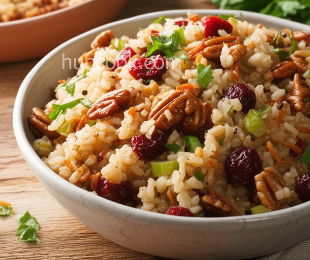 Cranberry Pecan Brown Rice Stuffing