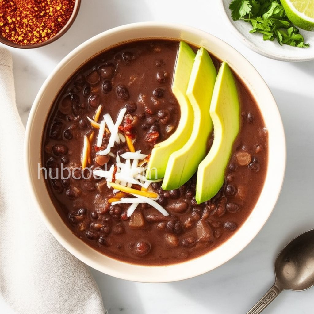 Easy Vegan Black Bean Soup